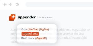 Appender - Copycat Content Protection for WordPress