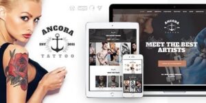 Ancora - An Urban Tattoo Salon and Ink Shop WordPress Theme