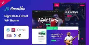 Anondho - Night Club & Event WordPress Theme