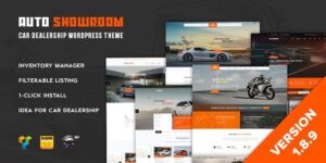 Auto Showroom - Car Dealership WordPress Theme