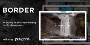 BORDER - A Delightful Photography WordPress Theme