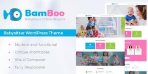 BamBoo - Child Care & Kids Babysitting Children WordPress Theme