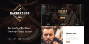 Berger - Barbershop & Tattoo WordPress Theme