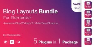 Blog Layouts Bundle For Elementor