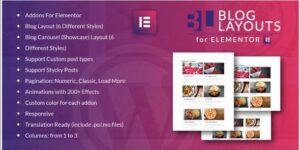 Blog Layouts for Elementor - Wordpress Plugin