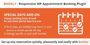 Bookly Special Days (Add-on)