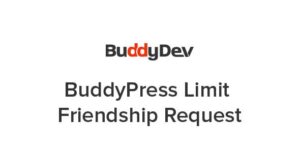 BuddyPress Limit Friendship Request