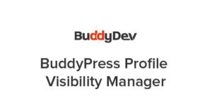 BuddyPress Profile Visibility Manager