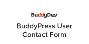 BuddyPress User Contact Form