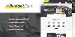 Budget Cars - Used Car Dealer & Rental WordPress Theme + Store