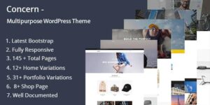 Concern - Multipurpose and Portfolio WordPress Theme