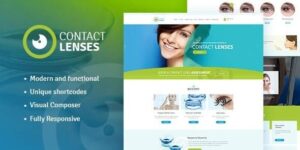 Contact Lenses Store & Vision Therapy Clinic Doctor - WordPress Theme