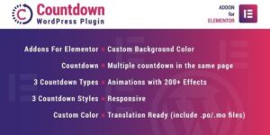 Countdown for Elementor - WordPress Plugin