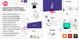 Me - Creative Portfolio & Resume / CV WordPress Theme