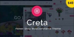 Creta - Flower Shop WooCommerce WordPress Theme