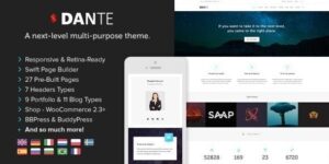 Dante - Responsive Multi-Purpose WordPress Theme