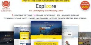 Tour Travel WordPress - EXPLOORE