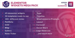 Elementor Widgets Mega Pack