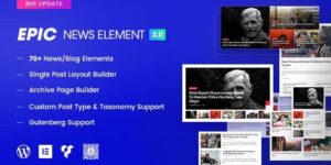 Epic News Elements - News Magazine Blog