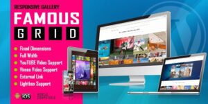 Famous - Responsive Image And Video Grid Gallery WordPress Plugin