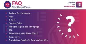 Faq for Elementor - WordPress Plugin