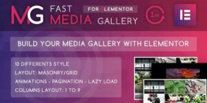 Fast Media Gallery For Elementor - WordPress Plugin