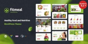 Fitmeal - Organic Food Delivery and Healthy Nutrition WordPress Theme