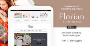 Florian Responsive Personal WordPress Blog Theme