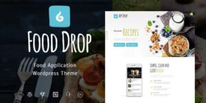 Food Drop - Meal Ordering & Delivery Mobile App WordPress Theme