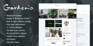 Gardenia - A Stylish Gardening Personal Blog WordPress Theme