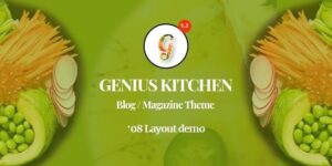 Genius Kitchen - News Magazine and Blog Food WordPress Theme