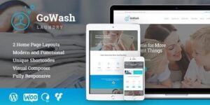 GoWash - Dry Cleaning & Laundry Service WordPress Theme
