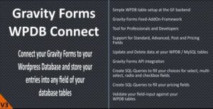 Gravity Forms WPDB/MySQL Connect