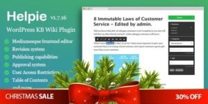 Helpie - WordPress KB Wiki Plugin
