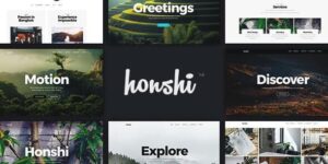 Honshi - WordPress Simple Portfolio Theme