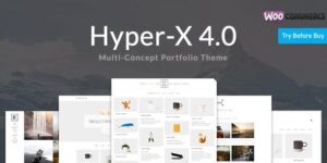 HyperX - Responsive WordPress Portfolio Theme