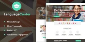 Language Center & Online School - Education WordPress Theme