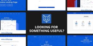 Minfox - Software Landing Page