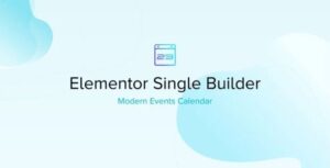 Modern Events Calendar Elementor Single Builder