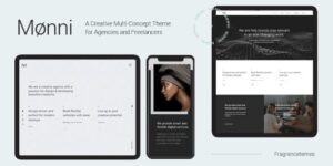 Monni - A Creative Multi-Concept Theme for Agencies and Freelancers