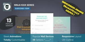 Ninja Kick Subscription Email List - Wordpress Plugin