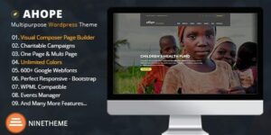 Ahope - Nonprofit WordPress Theme