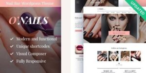 ONails - Nail Bar & Beauty Salon Wellness WordPress Theme