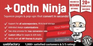 OptIn Ninja - Ultimate Squeeze Page Generator