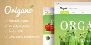 Origano - Organic Food & Eco Farm WordPress Theme