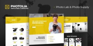 Photolia - Photo Company & Supply Store WordPress Theme