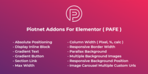 Piotnet Addons For Elementor Pro