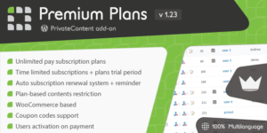 PrivateContent  Premium Plans add-on