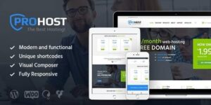 ProHost - A Trendy Internet Hosting & Technology WordPress Theme