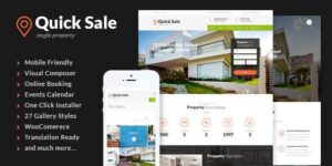 Quick Sale - Single Property Real Estate WordPress Theme